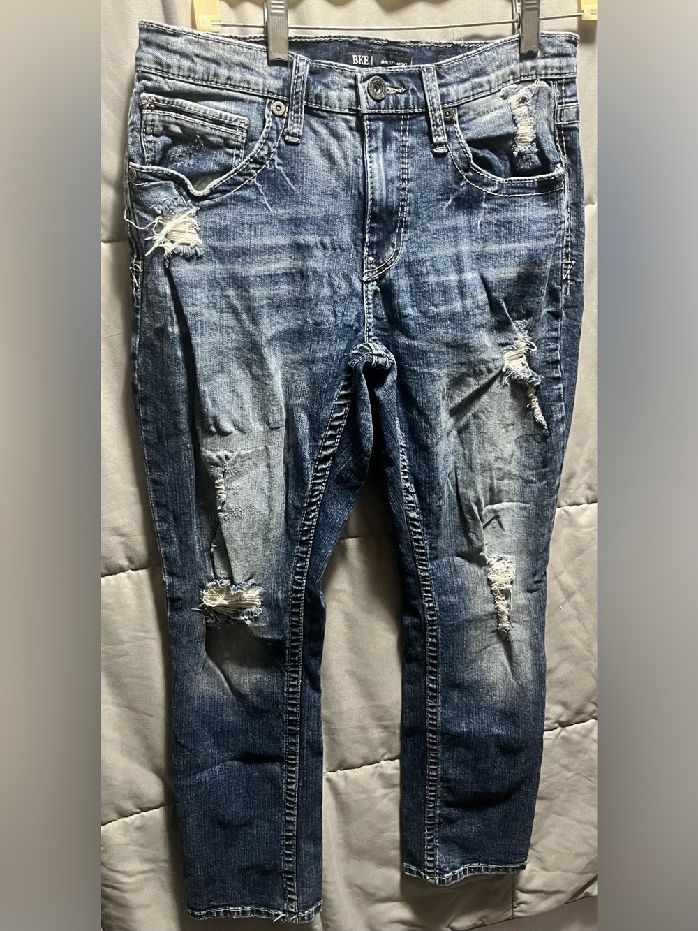 BKE Men’s Jeans Jake Straight 32x32 Distressed